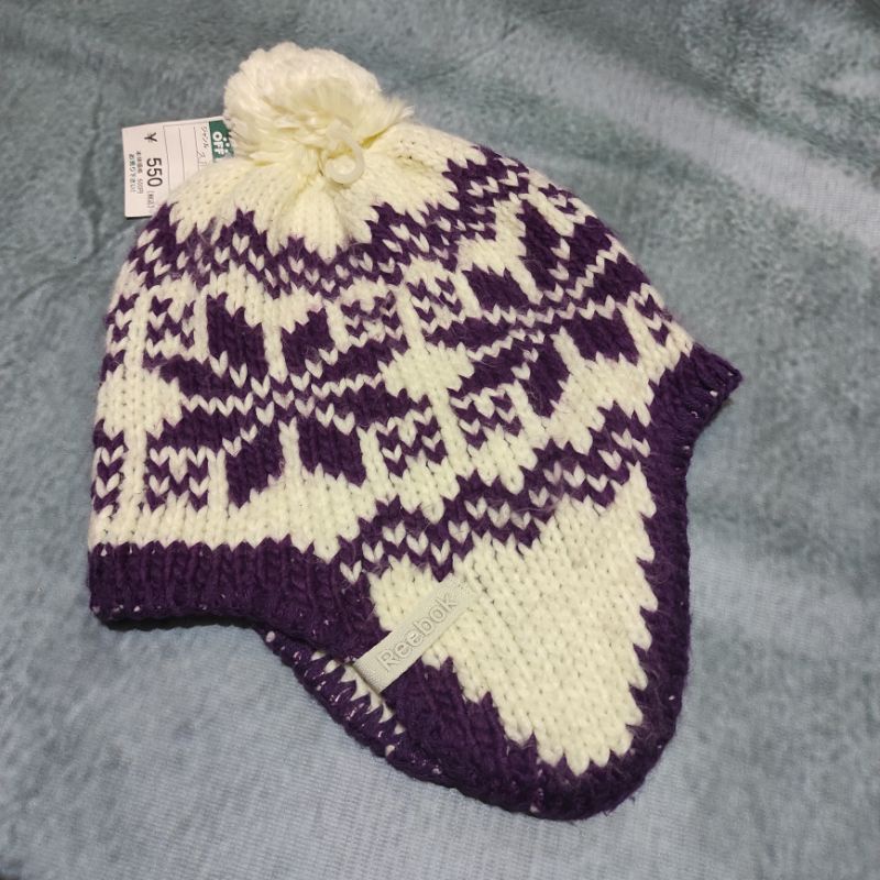 beanie kupluk reebok bekas second