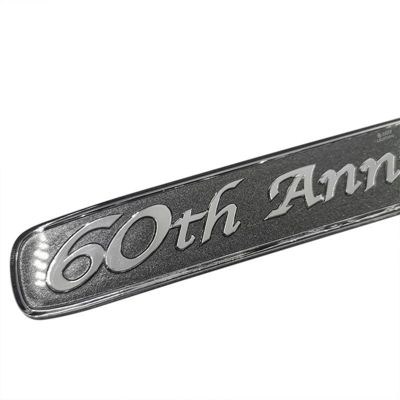 1xkualitas Tinggi ABS 60th anniversary Logo Mobil Auto Emblem Badge Sticker Decal Pengganti TOYOTA Land Cruiser 60th anniversary Heritage edition