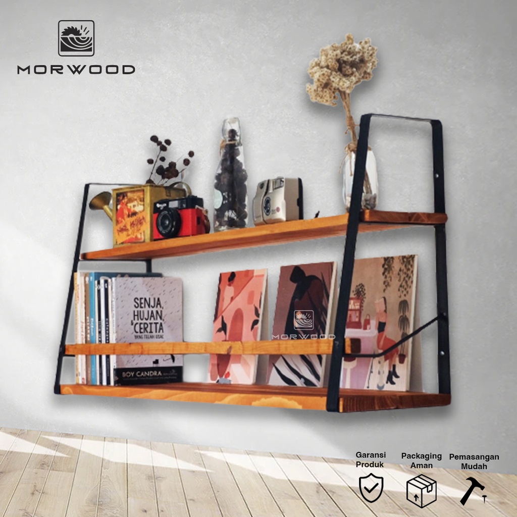 Rak buku tempat buku minimalis / tempat buku anak / Rak buku dinding / rak serbaguna