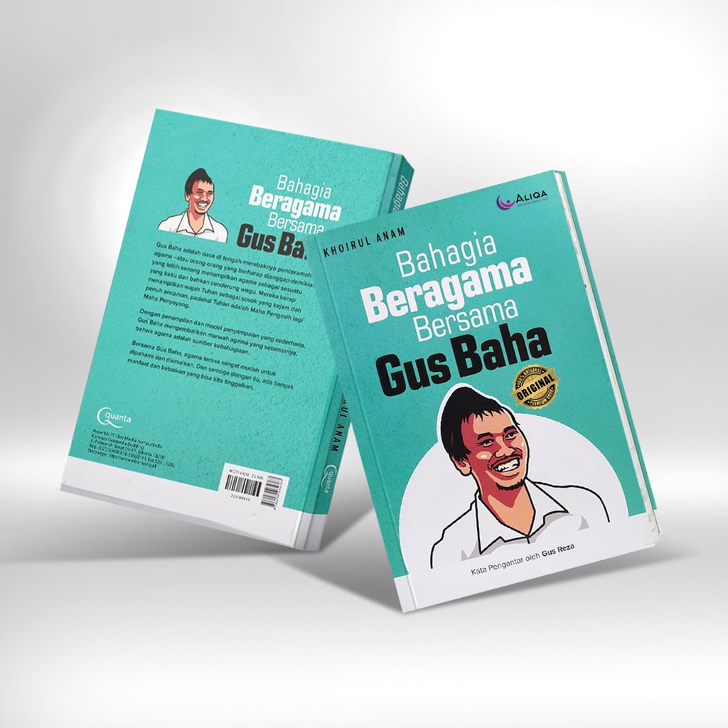 Buku Agama Islam - Bahagia Beragama Bersama Gus Baha - Hard Cover