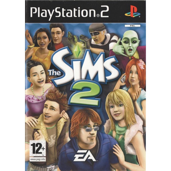 kaset PS2 The Sims 2