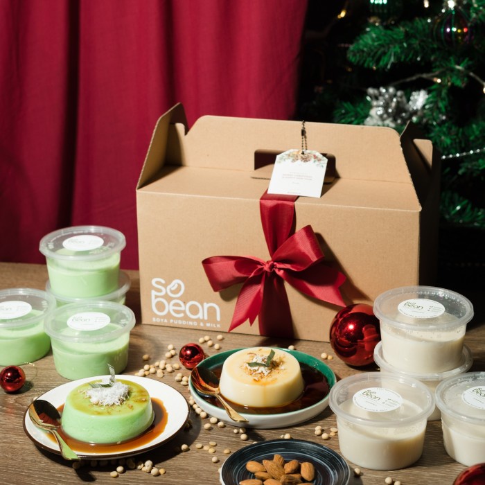 

Hampers Natal / Christmas Hampers Sobean Silky Soya Pudding & Milk