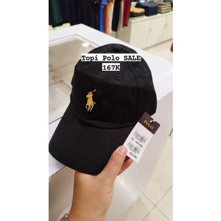 Topi Polo SALE Ori (Hitam)