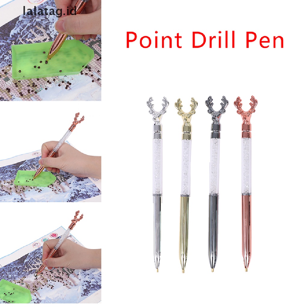 [lalatag] 5d Diamond Paing Titik Bor Pen DIY Cross Stitch Bordir Kerajinan Pen [ID]