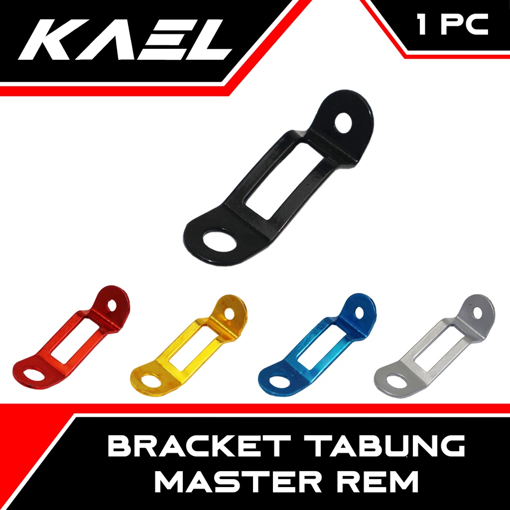 Bracket Tabung Master Rem Semua Jenis Motor Variasi Hitam Biru Gold Merah Silver Dudukan Breket Braket Brecket Minyak Oli Rem