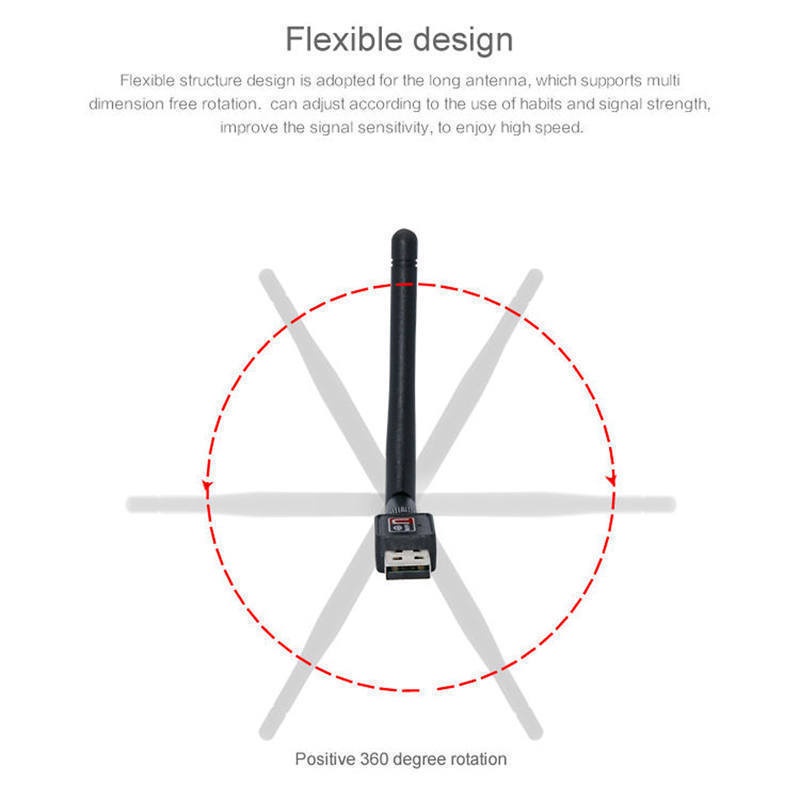 USB Wifi Adapter 150Mbps-USB Wifi Dongle Antena Wireless WIFI Receiver Nirkabel Portabel BARU Update USB Wifi Adapter Nirkabel