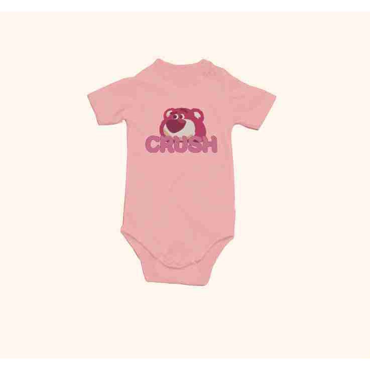 Jumper Bayi Cowok Cewek Crush Bear Bahan Katun Usia 0 sd 12 Bulan jumpsuit new born