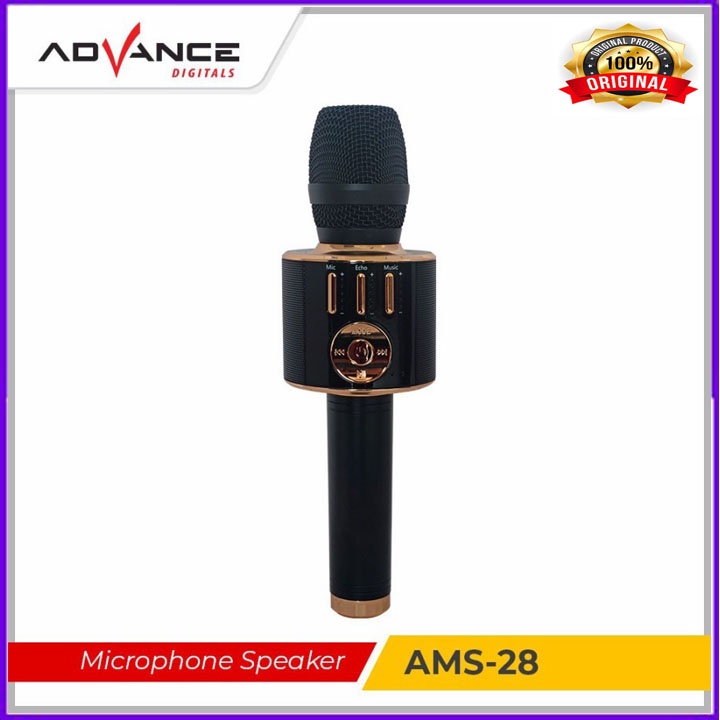 Advance Speaker Mic Multimedia AMS28 - Rose Gold BERGARANSI RESMI