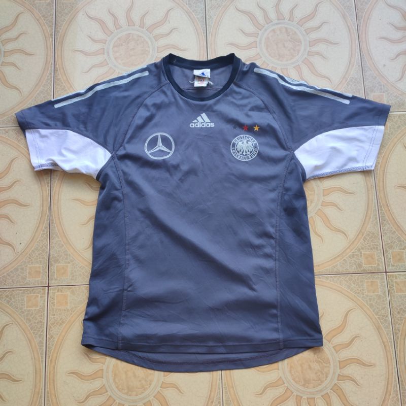 Germany Training Jersey 2002 Vintage Mercedes Benz bloke core Jersey Jerman Vintage 2002 Original Se