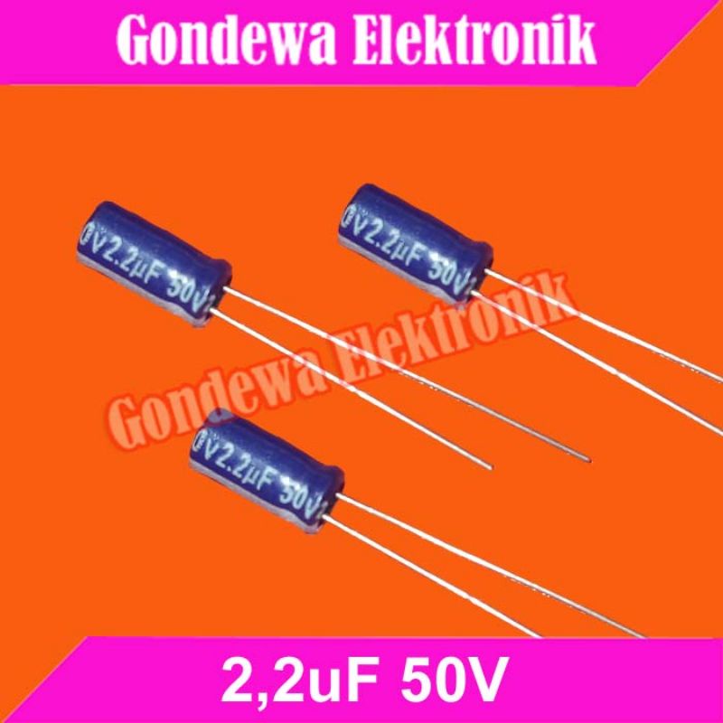 2,2uF 50V elco condensator capasitor