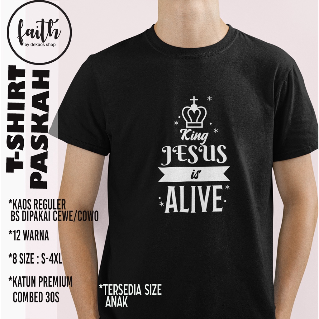 KAOS PASKAH / KAOS ROHANI KRISTEN / BAJU PASKAH / KAOS TEMA PASKAH / KAOS PASKAH TERBARU / BAJU ROHA