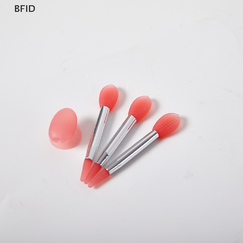 [BFID] 3pcs Silikon Lip Balms Lip Mask Brush Dengan Sucker Penutup Debu Makeup Brushes [ID]