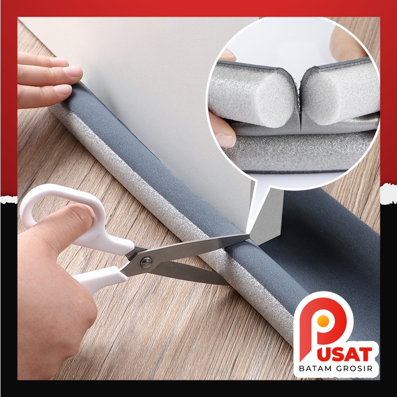 PUSAT BATAM GROSIR - 943 Penutup Celah Pintu Rumah / Penyekat Pintu / Stik Bawah Pintu / Anti Kecoa 