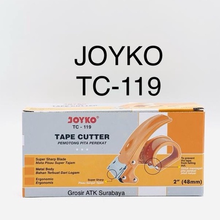 

TAPE CUTTER JOYKO TC 119 DISPENSER LAKBAN PEMOTONG PITA PEREKAT