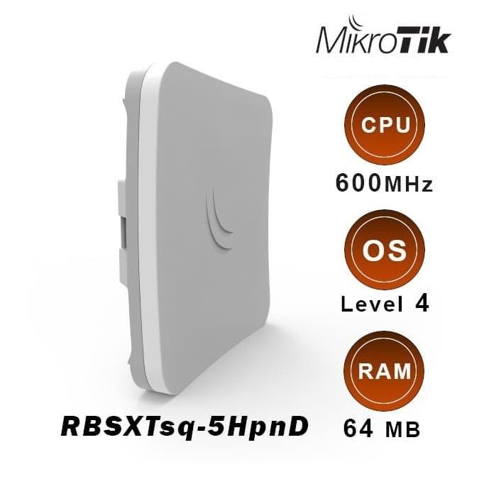Mikrotik SXTSq-5 HPND embedded Wireless Client SXT mimo level 4