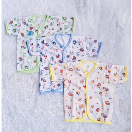 Baju Bayi Baru Lahir 6 pcs / Baju Atasan Bayi /Baju pendek Bayi