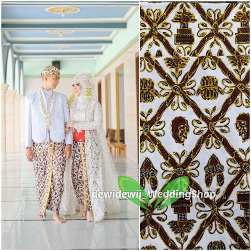 [Sepasang] Jarik Pengantin Prodo - Motif Sido Mulyo || Instan &amp; Lembaran