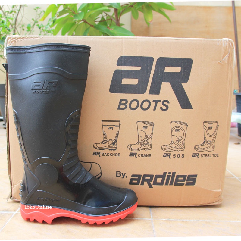 PROMO Sepatu Boot Tinggi ARDILES  - Sepatu Motor Tangguh/Sepatu Boot Fashion/Sepatu Anti Air
