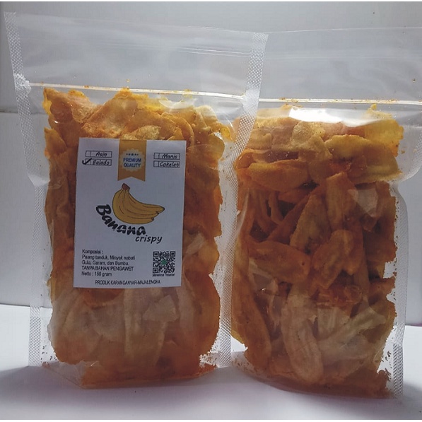 

Banana Crispy Keripik Pisang Tanduk 1 bungkus 160gram Balado