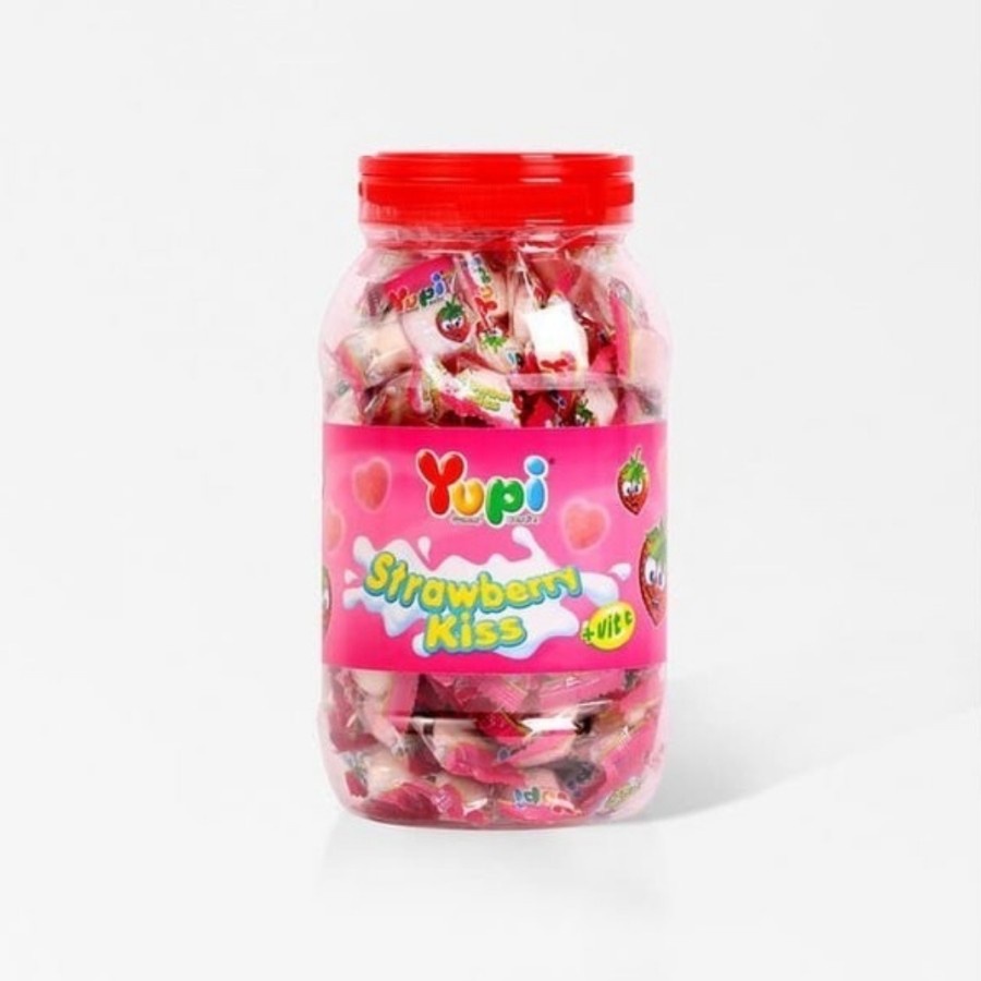 

Yupi Kiss Toples Love Strawbery Jar