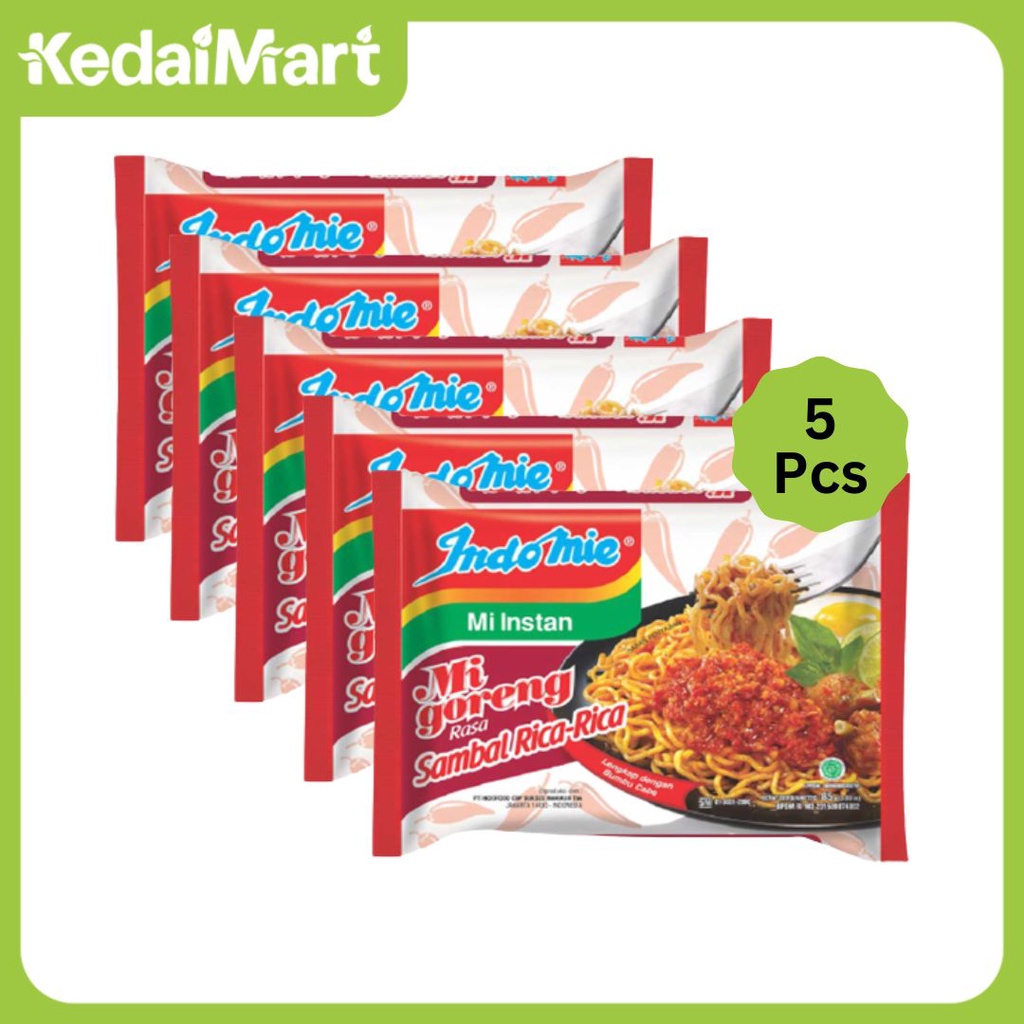 

Paket Bundling Indomie Mie Instan Goreng Rasa Sambal Rica-rica Isi 5 Pcs