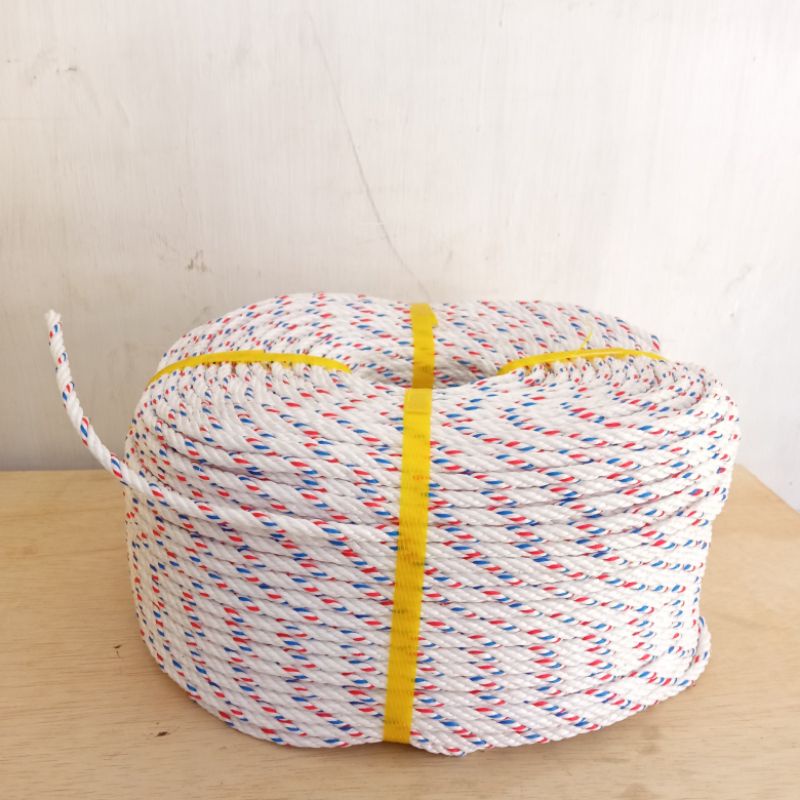 Tali 6mm / Tambang PPD 6mm PER METER / Tali Tambang 6mm Putih PP Super / Tali Tampar 6 mm Putih / Ta