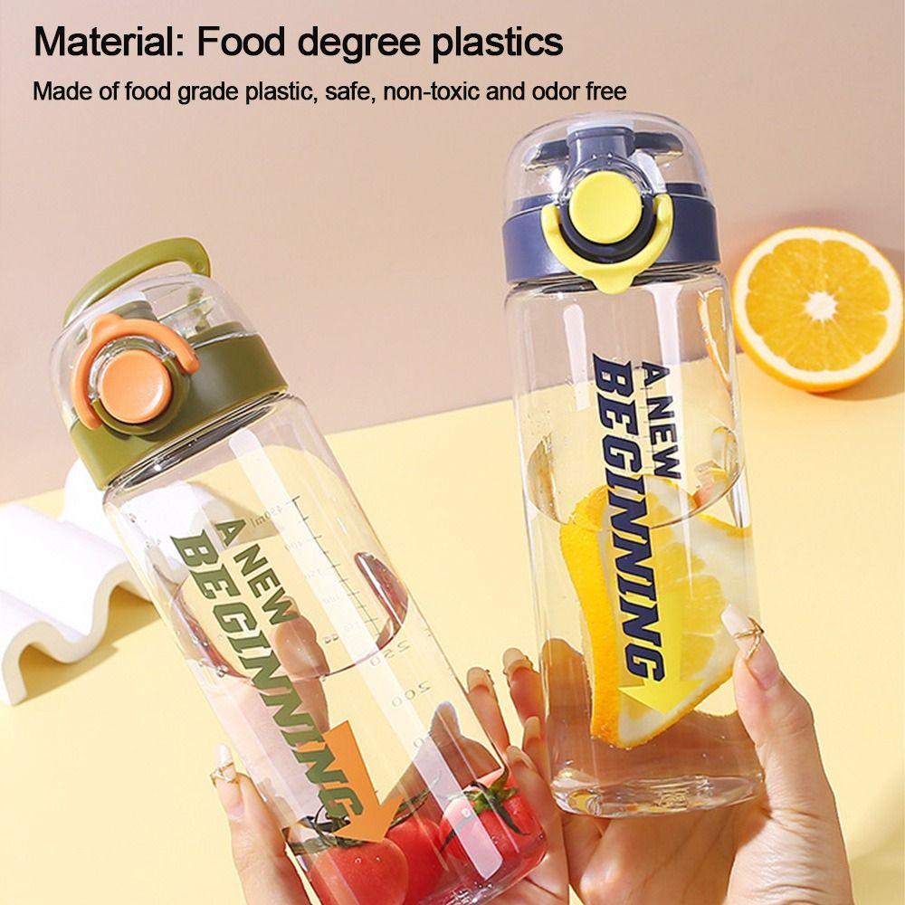 Popular Sports Water Bottle Gym Travel Botol Minum Bening Plastik