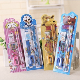 

STATIONARY SET ALAT TULIS / Paket Alat Tulis 7in1 Karakter Fancy anak