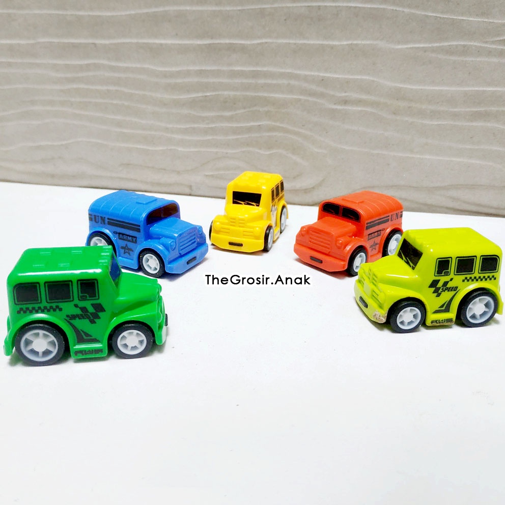 MURAH!!! Mini Jeep Urban Traffic PB Tentara Army Pull Back
