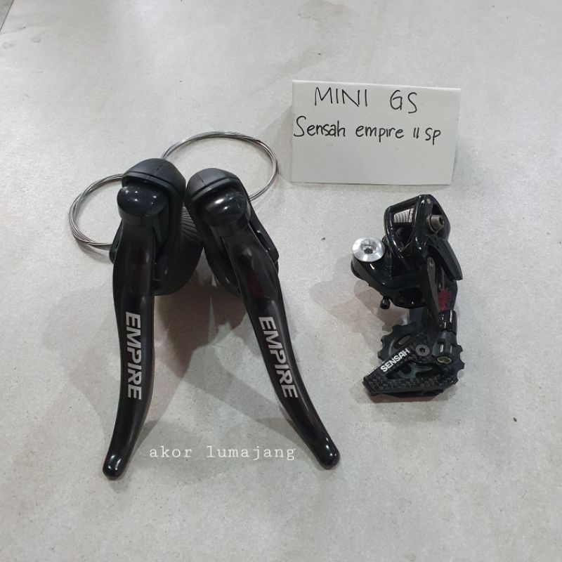 mini groupset sensah 2x11 empire 11 speed brifter RD medium cage