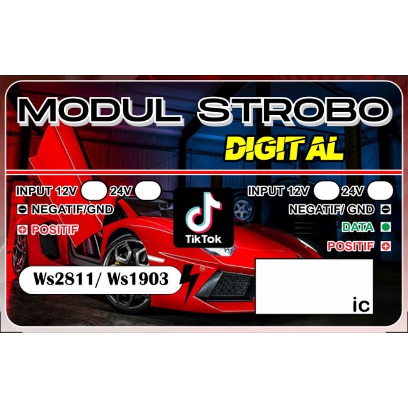 MODUL STROBO RUNNING TIK-TOK 50MODE