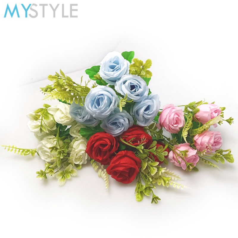 HAPPY TIME ROSE 6X09 BUNGA ROSE MAWAR BUNGA ARTIFICIAL DEKORASI PESTA WEDDING BOUQUET BUNGA BUKET BUNGA