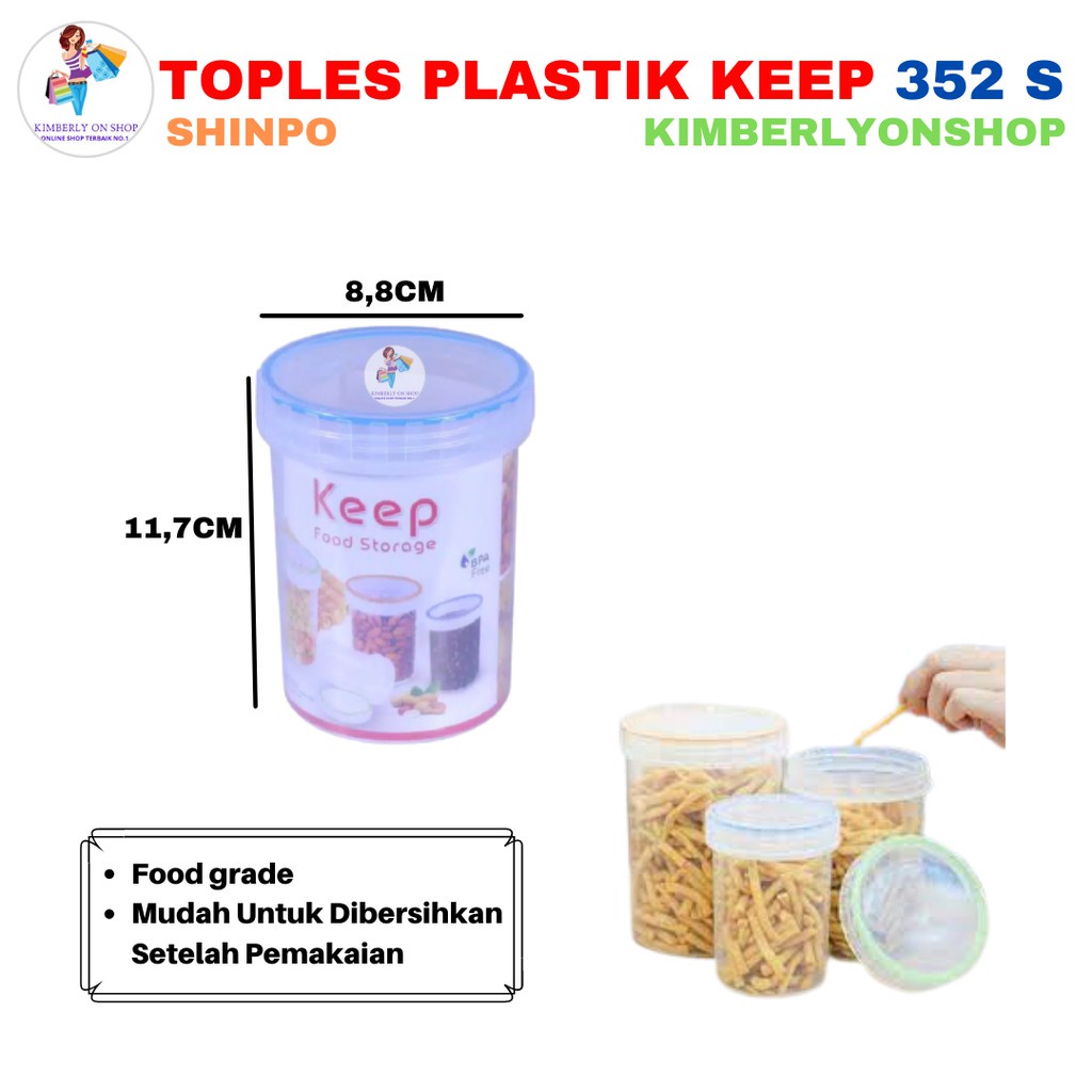 Toples Plastik Tempat Kue Nest 470 ml 352 S Shinpo