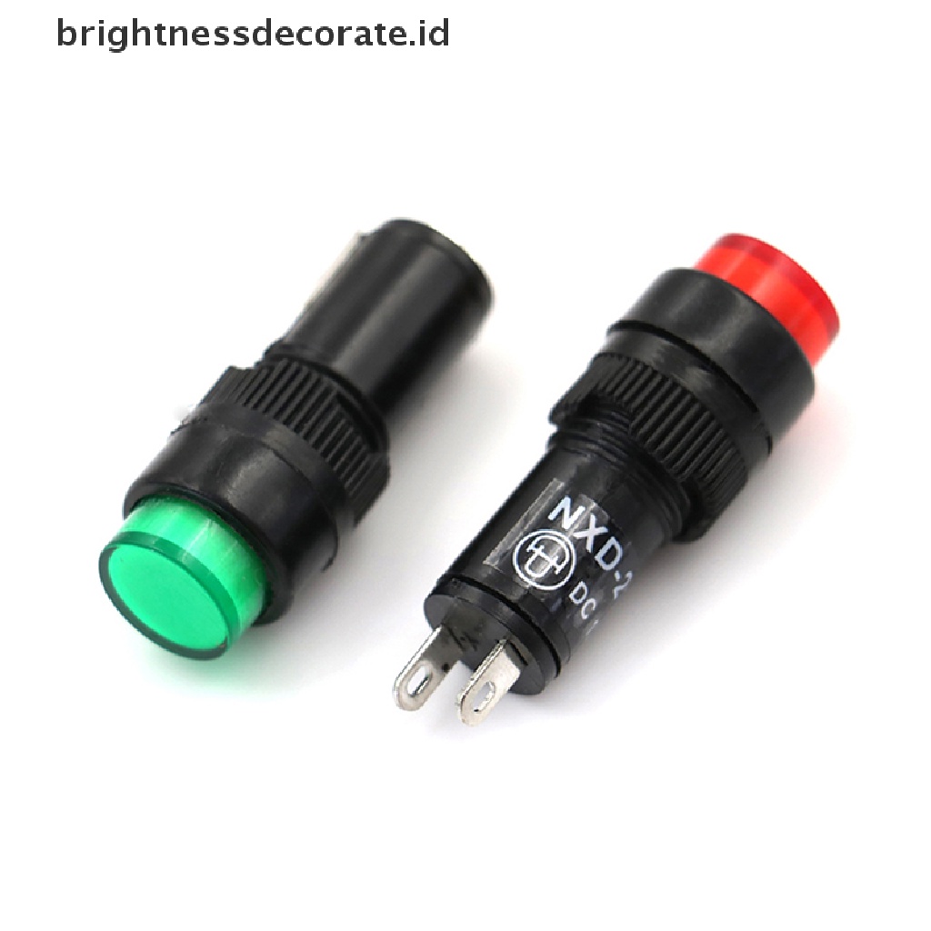 [Birth] Lampu LED pilot panel Indikator Sinyal warning light lamp AC/DC 10mm [ID]