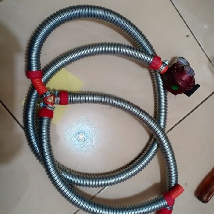 Regulator Selang Cabang 2 Kompor/Selang Paralel Kompor Gas
