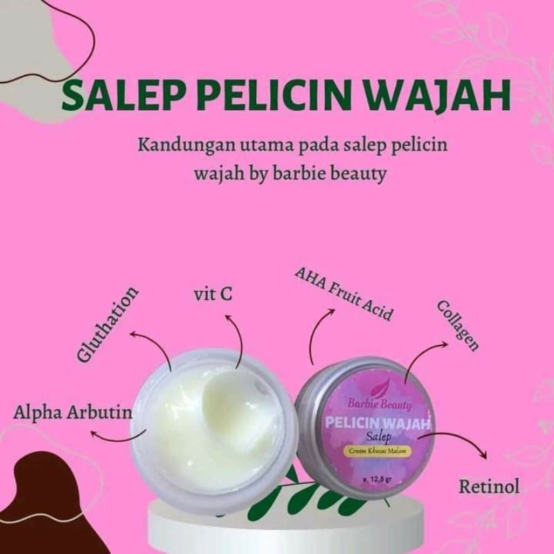 SALEP PELICIN WAJAH BARBIE BEAUTY 100 % ORIGINAL /SALEP GLOWING/BARBIE BEAUTY