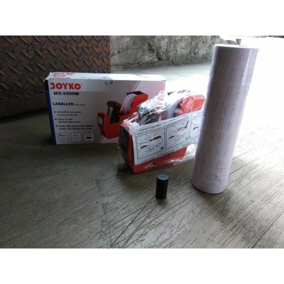 

price labeller MX-5500M Joyko + kertas label 10 roll+ 2 pc tinta atk
