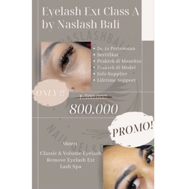 Kursus Eyelash Extension Bali