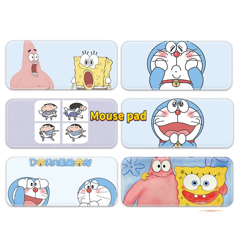 Mouse pad Alas mouse Besar Doraemon mouse pad Kunci Ketat anti slip mouse pad Game pad