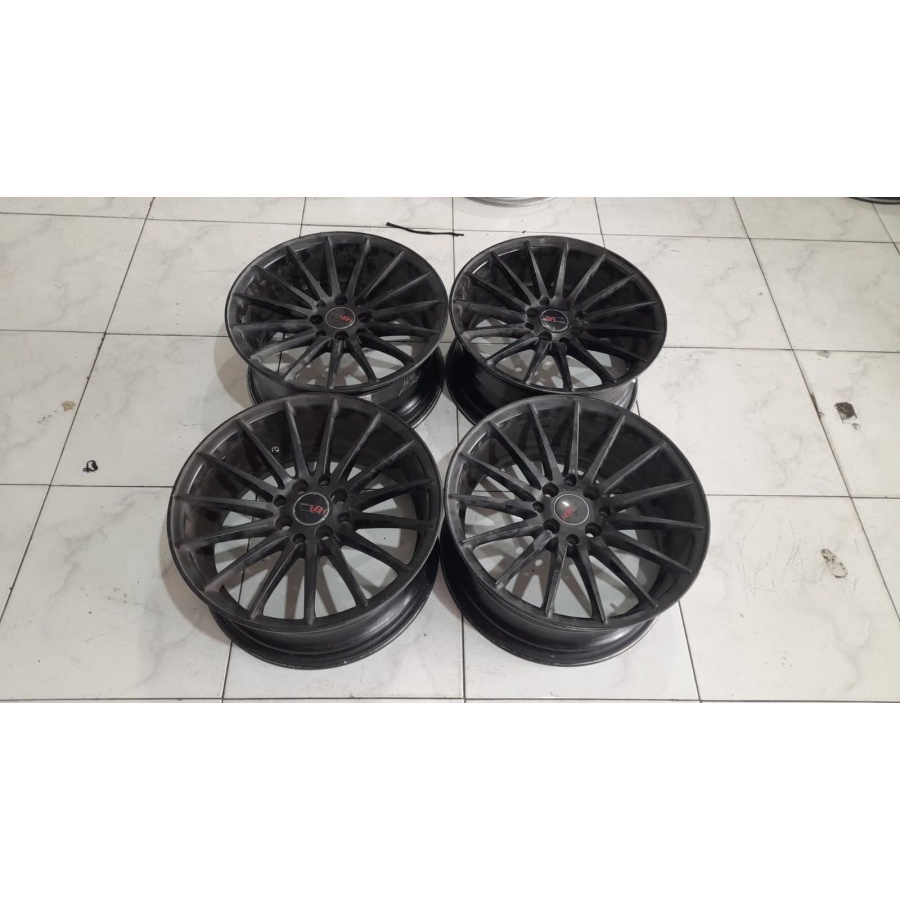 Velg Mobil Bekas Seken Ring 16 Lubang 4 TSUKUBA HSR R16 Lebar 7 ET40