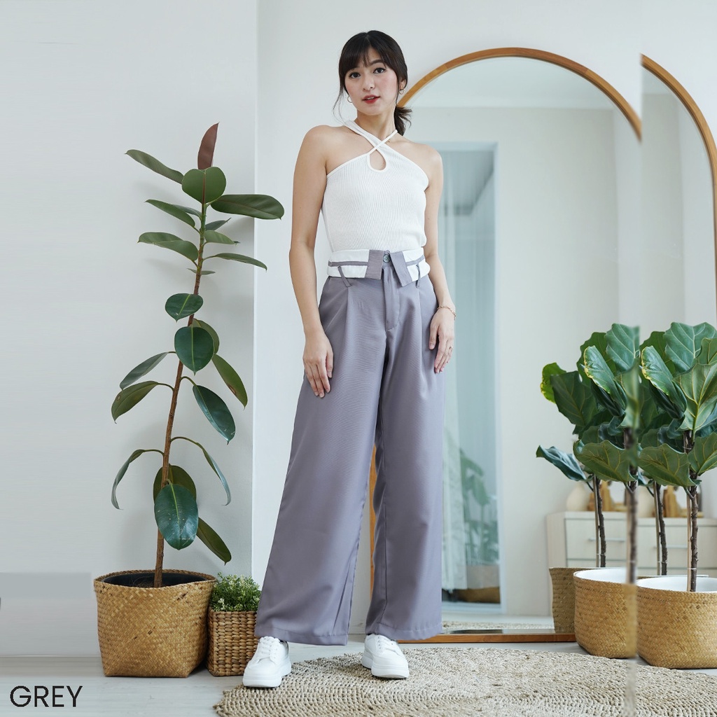 Long Pants Elisa Celana Panjang Bawahan Wanita