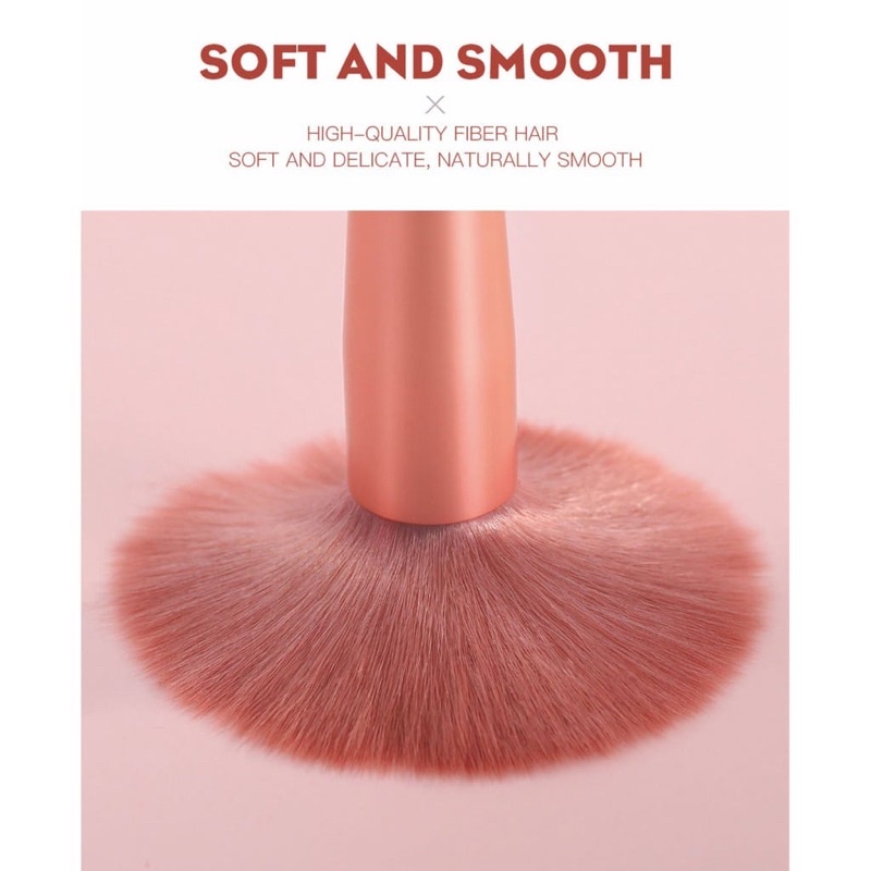 Kuas Make Up 8 IN 1 Free Pouch Make Up Brush 8Pcs Mini Travel Cosmetic Brush Make up