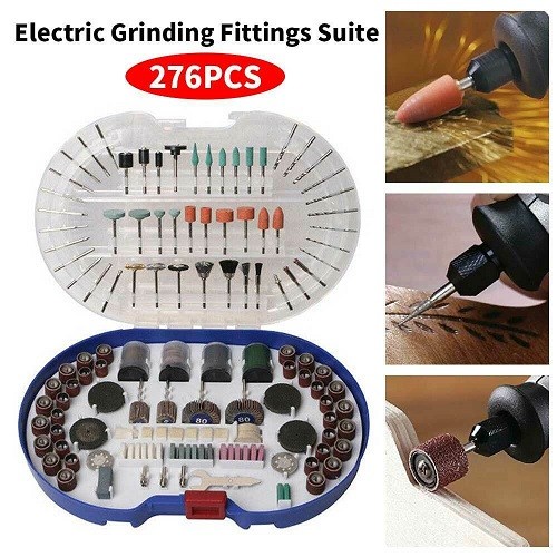 276 Pcs Accessories For Grinding Rotary Tools Bit Set Electric Dremel