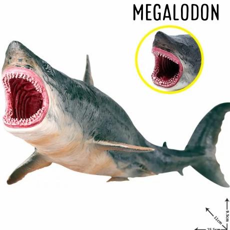Mainan Simulasi Edukasi Ikan Hiu/ Mainan Megalodon