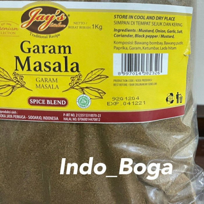 

RB jays garam masala 1 kg seasoning herbs blend