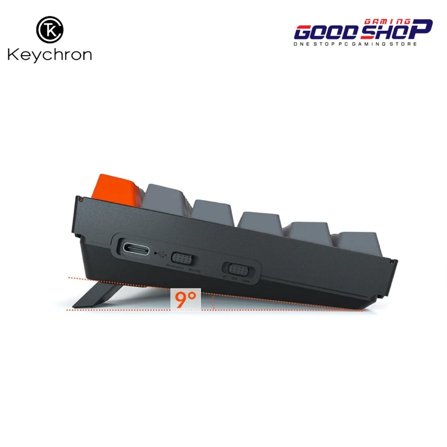 Keychron K2 WHITE Backlight PLASTIC Frame Wireless Mechanical Keyboard