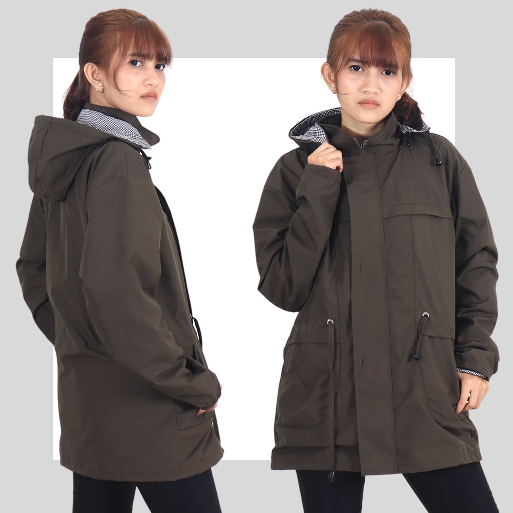 Barletta jaket parka wanita Elzanteri