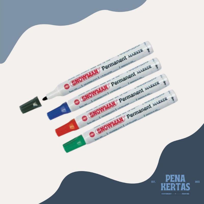 

Spidol / Marker Permanent / Tidak Dapat Hapus / Luntur SNOWMAN
