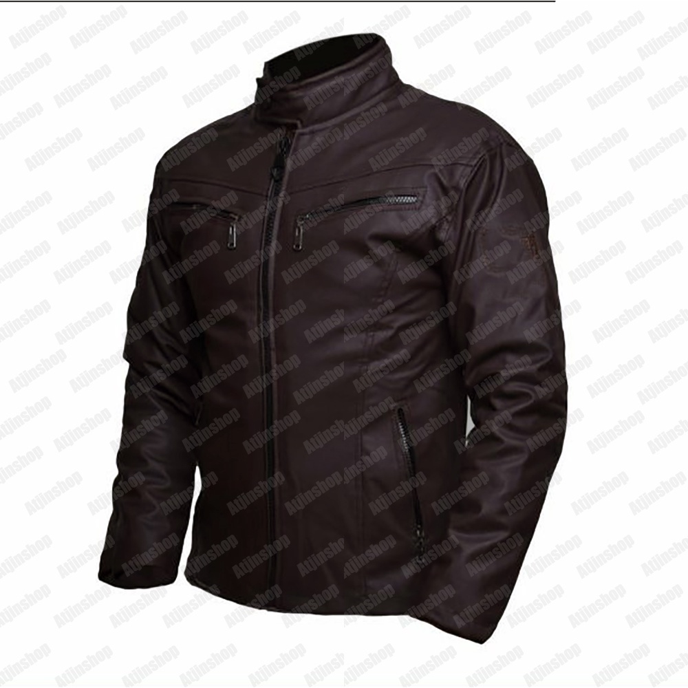 Jaket Semi Kulit Model Banker Racing Touring Bikers [ 4 warna ]