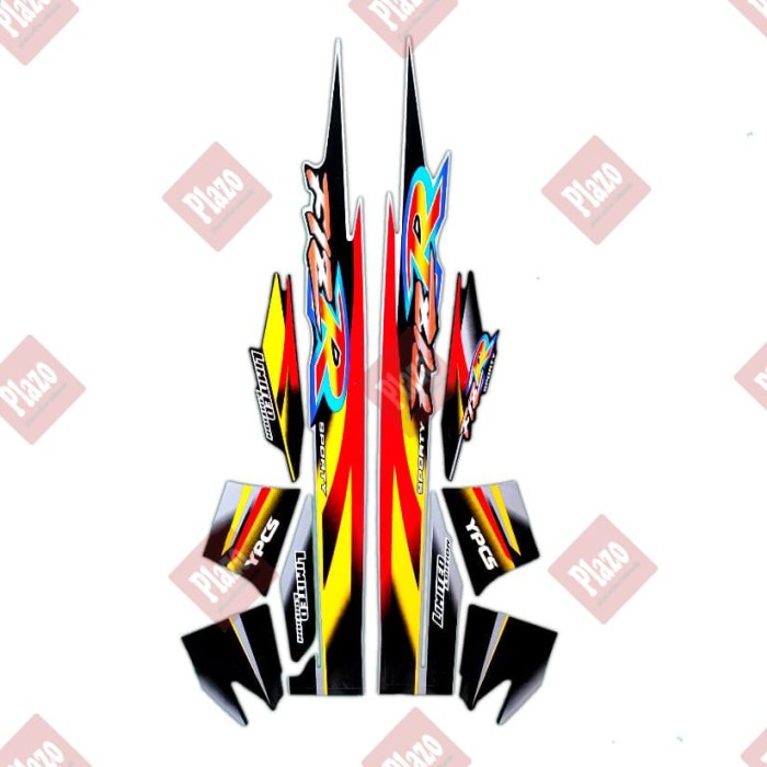 

TERLARIS | striping sticker motor f1zr limited edition 1999 silver-hitam